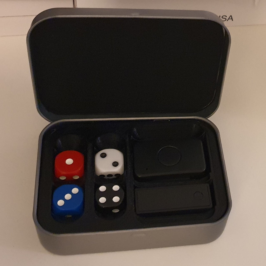 Mental Dice - Case for 4 dice and 2 receivers